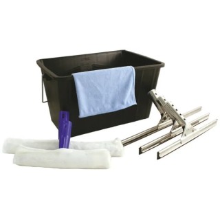 RS PRO Blue Squeegee Kit for Window Cleaning Stainless Steel Frame 304.8 mm Height x 457.1 mm Width x 355.6 mm Depth 705-6237