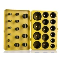 RS PRO Metric O-Ring Kit Fluorelastomer 386 Pieces Kit 75 Shore Hardness 705-8952