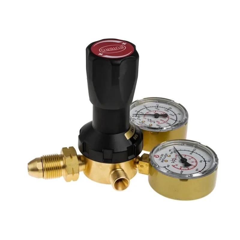 GCE Pressure Regulator Acetylene with G 5/8 Inlet and G 3/8 Outlet Connection 705-9305