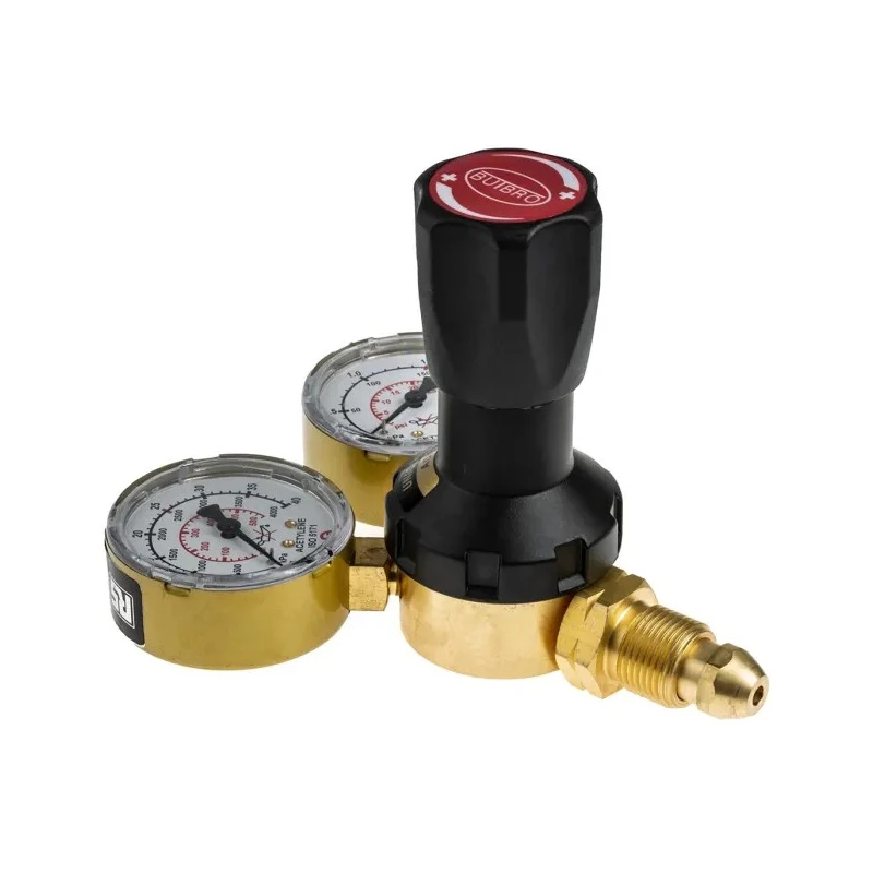 GCE Pressure Regulator Acetylene with G 5/8 Inlet and G 3/8 Outlet Connection 705-9305