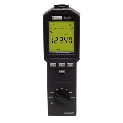 Chauvin Arnoux Tachometer Best Accuracy ±6 Counts LCD Display 100000rpm P01174810