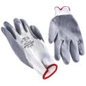 Polyco Healthline Matrix Grey Nitrile Foam Coated Work Gloves Size 9 10 Pieces 103-MAT