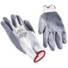 Polyco Healthline Matrix Grey Nitrile Foam Coated Work Gloves Size 9 10 Pieces 103-MAT