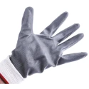 Polyco Healthline Matrix Grey Nitrile Foam Coated Work Gloves Size 9 10 Pieces 103-MAT