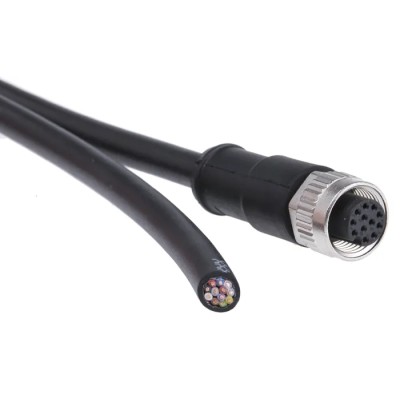 binder Female 12 Way Straight to Unterminated Sensor Actuator Cable 30V Polyurethane Jacket 2 m 79-3490-32-12