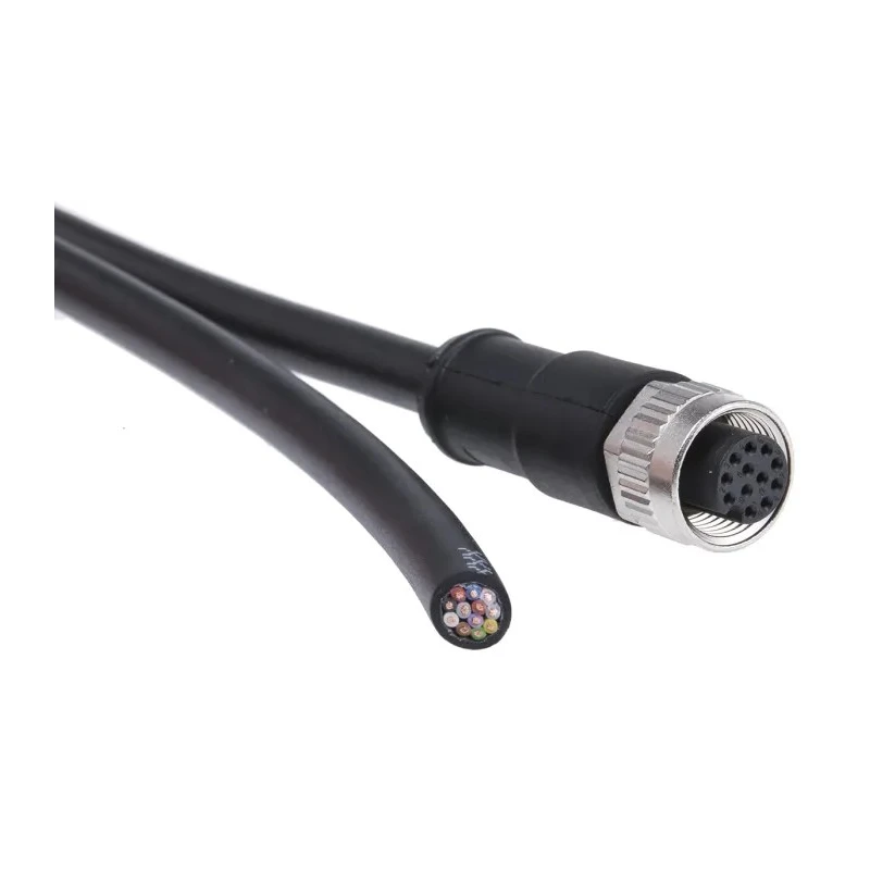 binder Female 12 Way Straight to Unterminated Sensor Actuator Cable 30V Polyurethane Jacket 2 m 79-3490-32-12