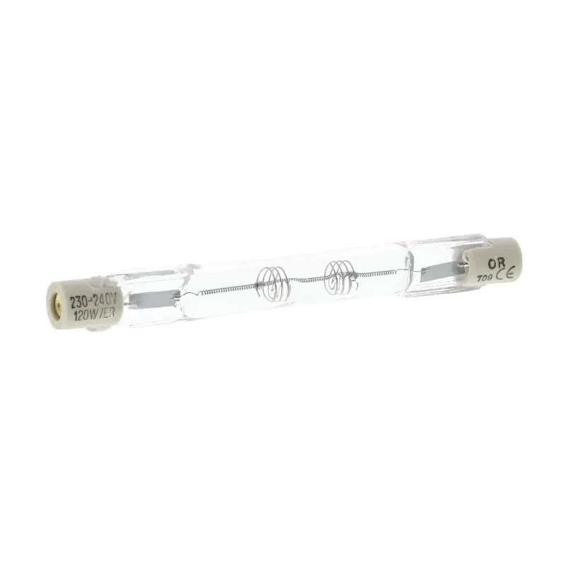 Orbitec 120 W Clear Halogen Bulb R7S Linear 240V AC, 78 mm Length, 8 mm Diameter 134144