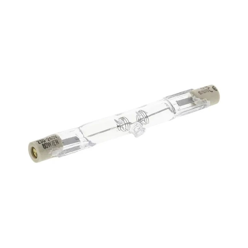 Orbitec 80 W Clear Halogen Bulb R7S Linear 240V AC 78mm Length 8mm Diameter 1380lm Lifespan 2000h 134148