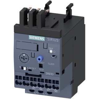 Siemens Solid State Overload Relay 1 NO/1 NC, 1A to 4A Adjustable Current Range, 4A Contact Rating, 1.5 kW 3RB3016-1PE0
