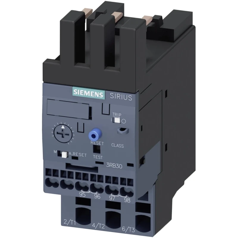Siemens Overload Relay 1 NO/1 NC, 25A, 6 A F.L.C, 25A Contact Rating, 11 kW 3P 3RB3026-1QE0