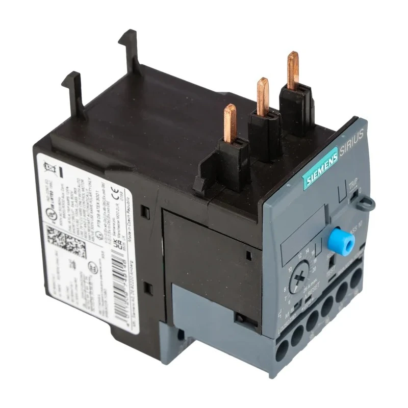 Siemens Overload Relay 1 NO/1 NC, 25A Relay Contact Current, 6 to 25A Adjustable Current Range, 11 kW Power 3RB3026-1QB0