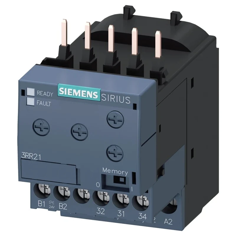 Siemens Monitoring Relay 1 NO/1 NC, 16A FLC, 1A Contact Rating, 2.5W Power, 24V dc, 1P 3RR2141-1AA30