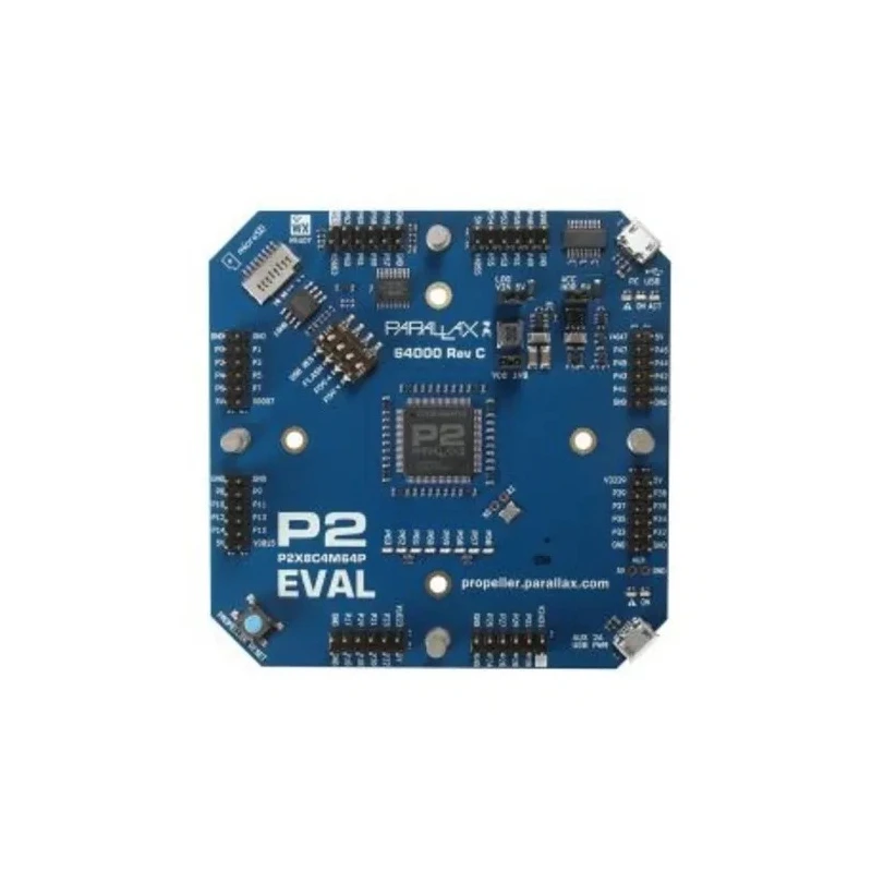 Parallax Inc Propeller 2 Evaluation Board Rev. C MCU Microcontroller Evaluation Board 64000
