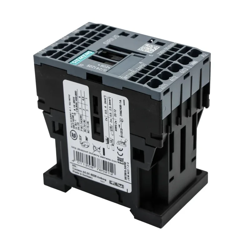Siemens Size S00, 3RT2 Contactor, 230V AC Coil, 3-Pole, 7 A, 3 kW, 3 NO, 400V AC 3RT2015-2AP01