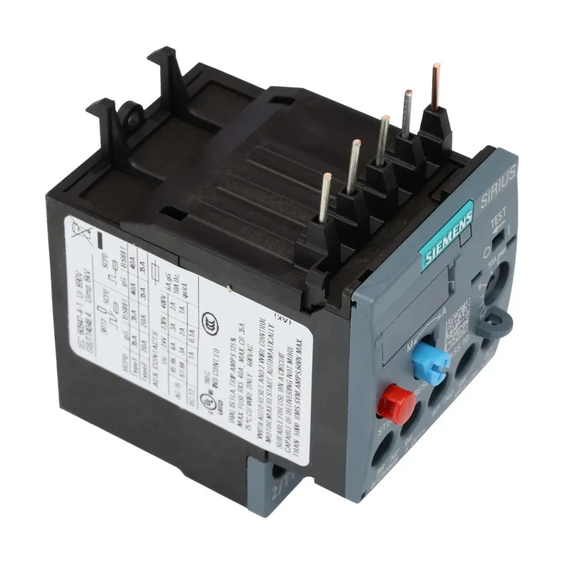 Siemens SIRIUS 3RU2 Thermal Overload Relay 1 NO/1 NC, 10A, 7 A F.L.C, 10A Contact Rating, 4 kW 3P 3RU2116-1JB0