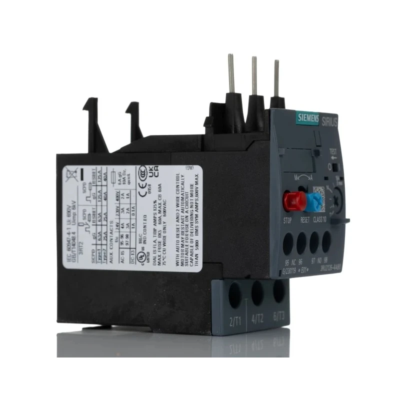 Siemens SIRIUS 3RU2 Thermal Overload Relay 1 NO/1 NC, 11-16 A FLC, 16A Contact Rating, 7.5 kW 3P 3RU2126-4AB0