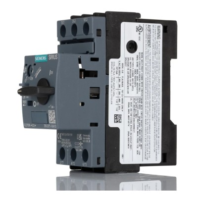 Siemens Motor Protection Circuit Breaker 550mA to 800mA, 690V AC, Magnetic Sensing, 3 Poles, 3RV2011-0HA10