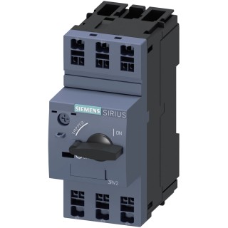 Siemens Motor Protection Circuit Breaker 1.8A, 2.5A, 690V, Magnetic Sensing, 3 Poles, IP20, Series 3RV2 3RV2011-1CA20