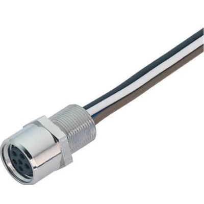 binder Female 6 Way M8 to Unterminated Sensor Actuator Cable 200mm 30V IP67 09-3462-00-06