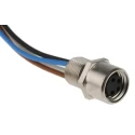 binder Sensor Actuator Cable Male 3 Way M8 to Female 34 Way M8 5m, Polyurethane Jacket, Black, IP67/IP69K 09-3390-00-04
