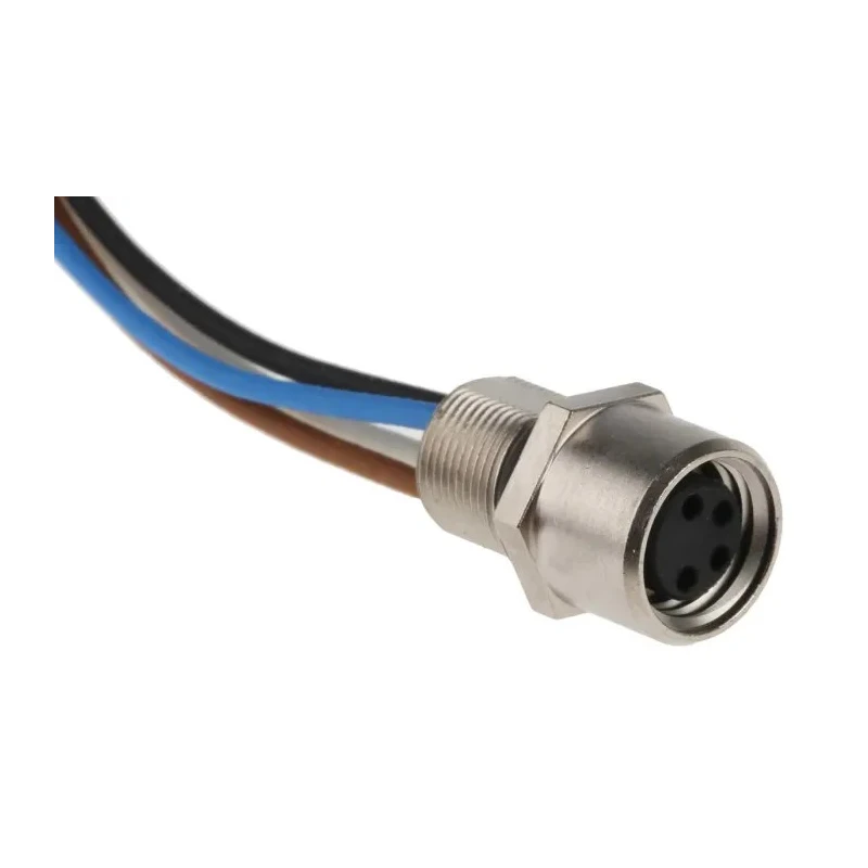 binder Sensor Actuator Cable Male 3 Way M8 to Female 34 Way M8 5m, Polyurethane Jacket, Black, IP67/IP69K 09-3390-00-04