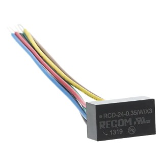 Recom IP67 1 Output LED Driver, 2V dc to 35V dc, 12.25W, 350mA PWM Constant Current 