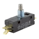 ZF Button Micro Switch, Tab Terminal, 15A, 250 V AC, SPDT E13-00M