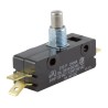 ZF Button Micro Switch, Tab Terminal, 15A, 250 V AC, SPDT E13-00M