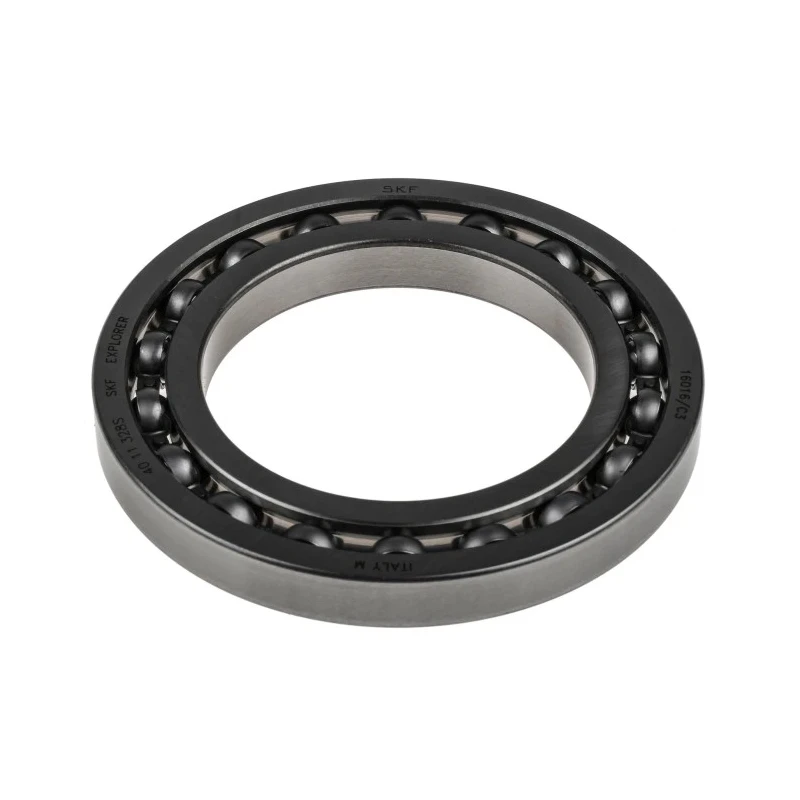 SKF Single Row Deep Groove Ball Bearing 80 mm Inside Diameter, 125 mm Outside Diameter, 14 mm Race Width, C3 16016/C3