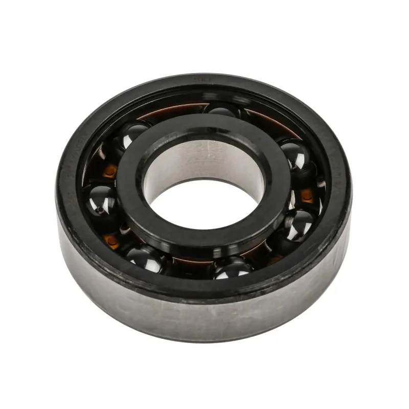 SKF Single Row Deep Groove Ball Bearing 25 mm ID 62 mm OD, 17 mm Race Width, Non-Metallic Cage, Open End Type, 6305 TN9/C4