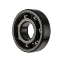 SKF Single Row Deep Groove Ball Bearing 25 mm ID 62 mm OD, 17 mm Race Width, Non-Metallic Cage, Open End Type, 6305 TN9/C4