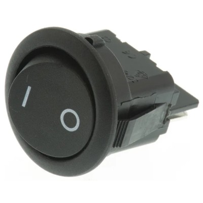 ZF SPST On-Off 2P Rocker Switch Panel, Panel Mount, Polyamide 66 Housing, 10A, 20 mm Cutout RRA22H3EBBNN