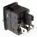 ZF Illuminated SPST On-Off Rocker Switch Panel Nylon Housing Green Actuator 10A 250V AC LRA22H2BBGEN