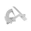 RS PRO Vernier Metric Bevel Protractor with 150 mm Stainless Steel Blade 235-7550