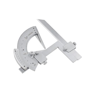RS PRO Vernier Metric Bevel Protractor with 150 mm Stainless Steel Blade 235-7550