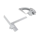 RS PRO Vernier Metric Bevel Protractor with 150 mm Stainless Steel Blade 235-7550