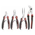 Facom 4-Piece Plier Set including Combination Pliers, Cutters, Long Nose Pliers, and Water Pump Pliers CPE.A4