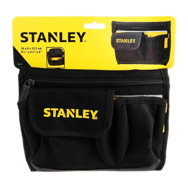 Stanley Tools 600 Denier Fabric 3 Pocket Tool Belt Pouch 1-96-179