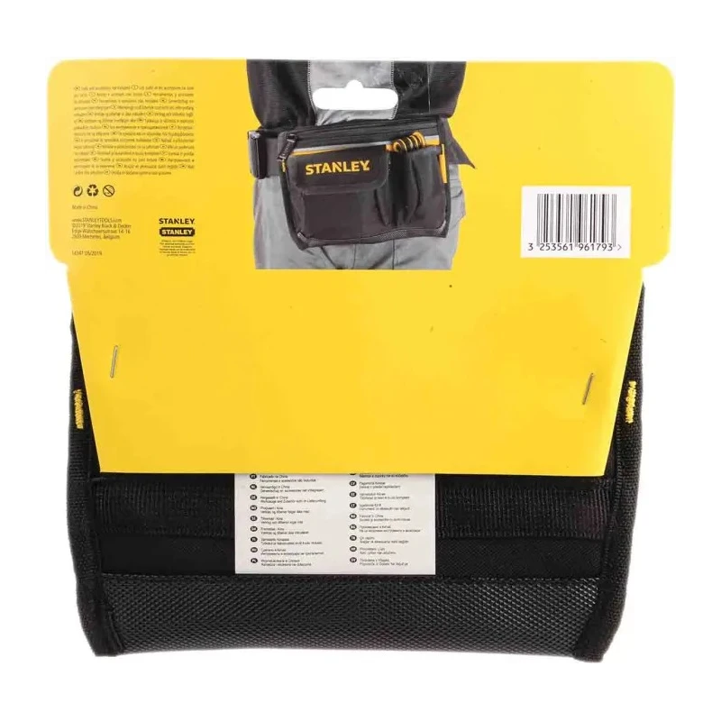 Stanley Tools 600 Denier Fabric 3 Pocket Tool Belt Pouch 1-96-179