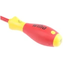 Wiha Insulated Screwdriver 125 mm Blade Bi-Material Handle Chrome Vanadium Steel 1000V VDE Approved 35391