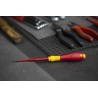 Wiha Insulated Screwdriver with 100 mm Blade, VDE/1000V Approved, 204 mm Overall Length Model 35446