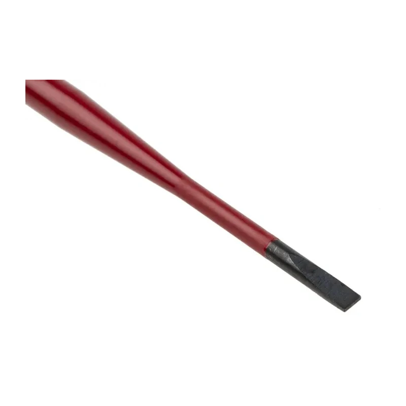 Wiha Insulated Screwdriver with 100 mm Blade, VDE/1000V Approved, 204 mm Overall Length Model 35446