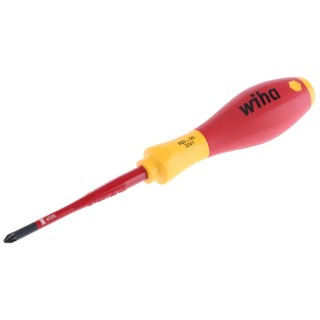 Wiha Insulated Screwdriver PZ1 Tip 80 mm Blade Bi-Material Handle VDE/1000V Approved 191mm Overall 35395