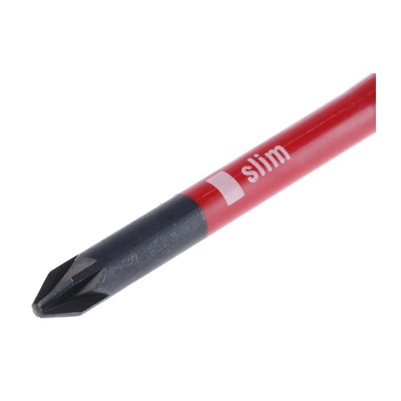 Wiha Insulated Screwdriver PZ1 Tip 80 mm Blade Bi-Material Handle VDE/1000V Approved 191mm Overall 35395