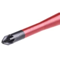 Wiha Insulated Screwdriver PZ2 Tip 100 mm Blade VDE/1000V Approved, 218 mm Overall 35396