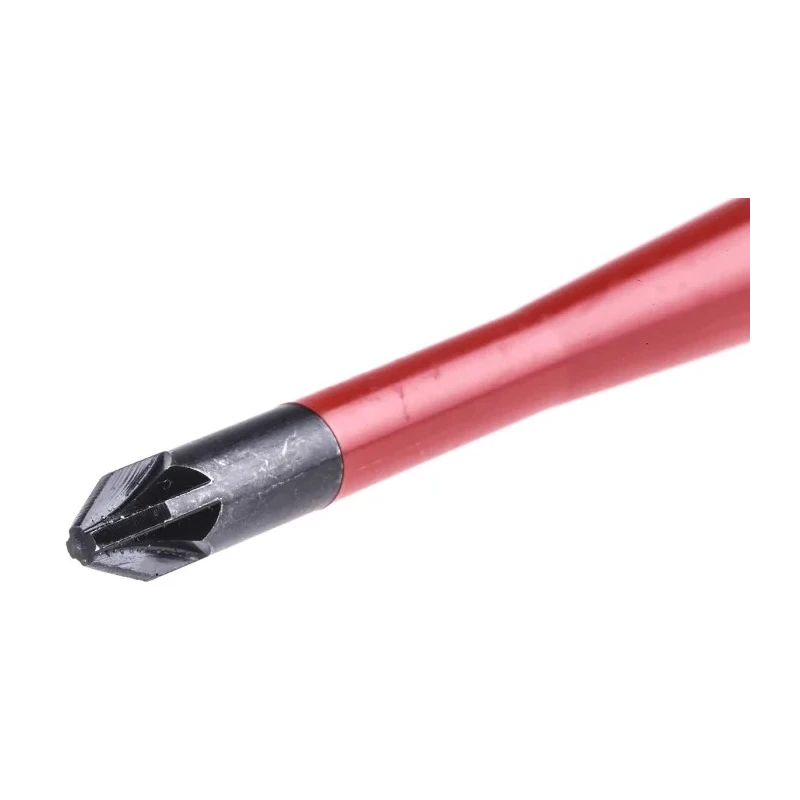 Wiha Insulated Screwdriver PZ2 Tip 100 mm Blade VDE/1000V Approved, 218 mm Overall 35396
