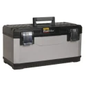 Stanley Fatmax Plastic Tool Box 662mm Length 293mm Width 295mm Height with Removable Tote 1-95-617