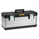 Stanley Fatmax Plastic Tool Box 662mm Length 293mm Width 295mm Height with Removable Tote 1-95-617