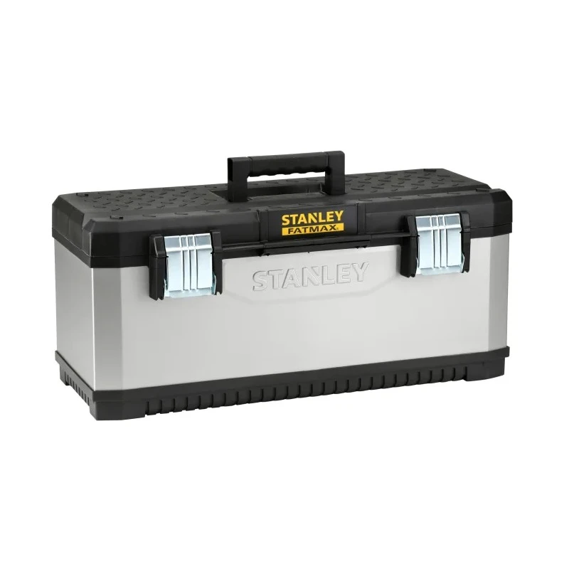 Stanley Fatmax Plastic Tool Box 662mm Length 293mm Width 295mm Height with Removable Tote 1-95-617