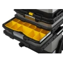 Stanley 2 Drawer Wheeled Roller Cabinet Tool Trolley Plastic 389mm x 389mm x 893mm 1-95-622